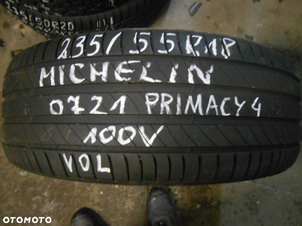 OPONY  235/55R18 MICHELIN PRIMACY 4 VOL DOT 0721 6.8MM - 2