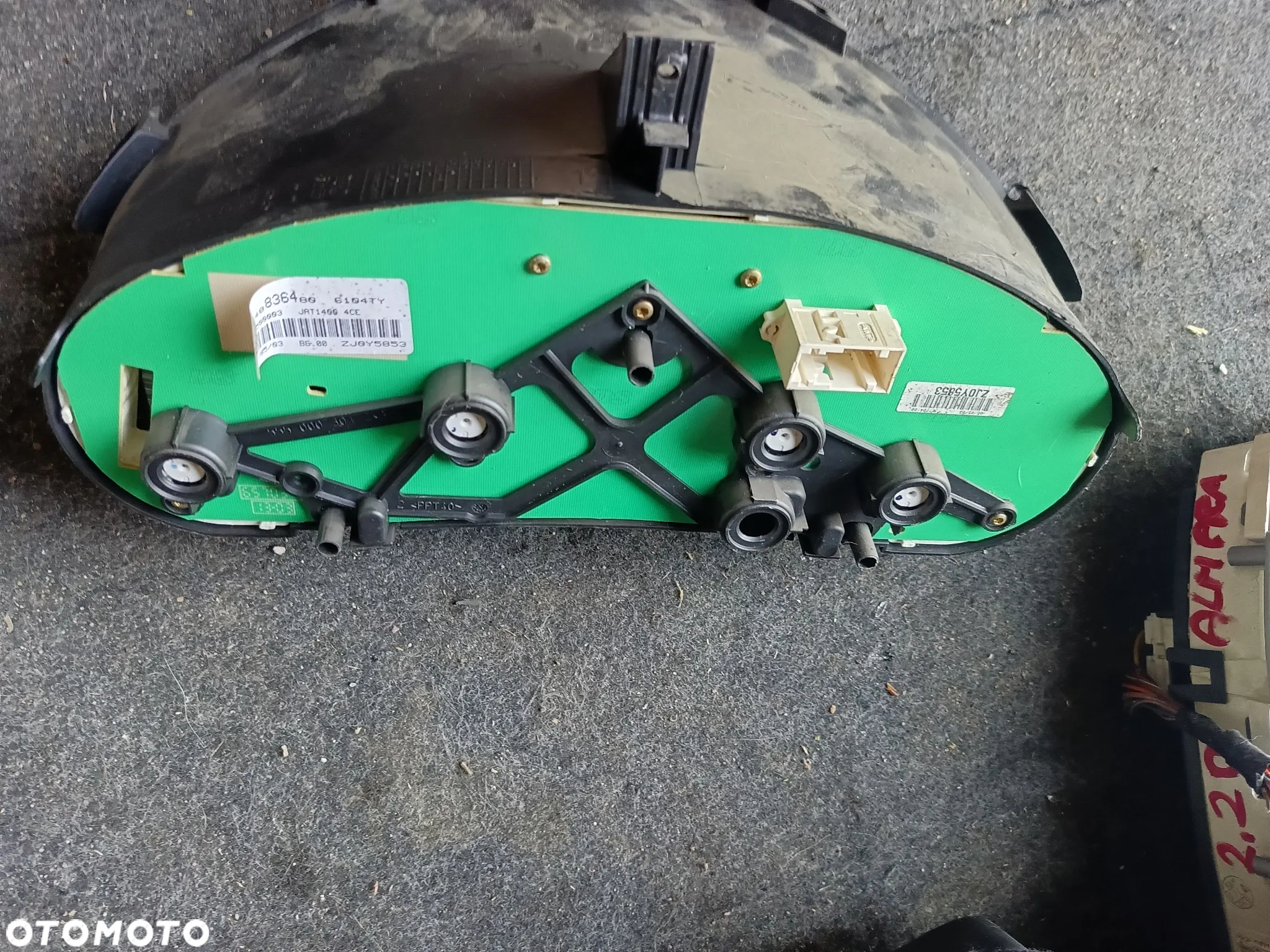 LICZNIK ZEGAR ZEGARY PEUGEOT 206 9648836480 - 2