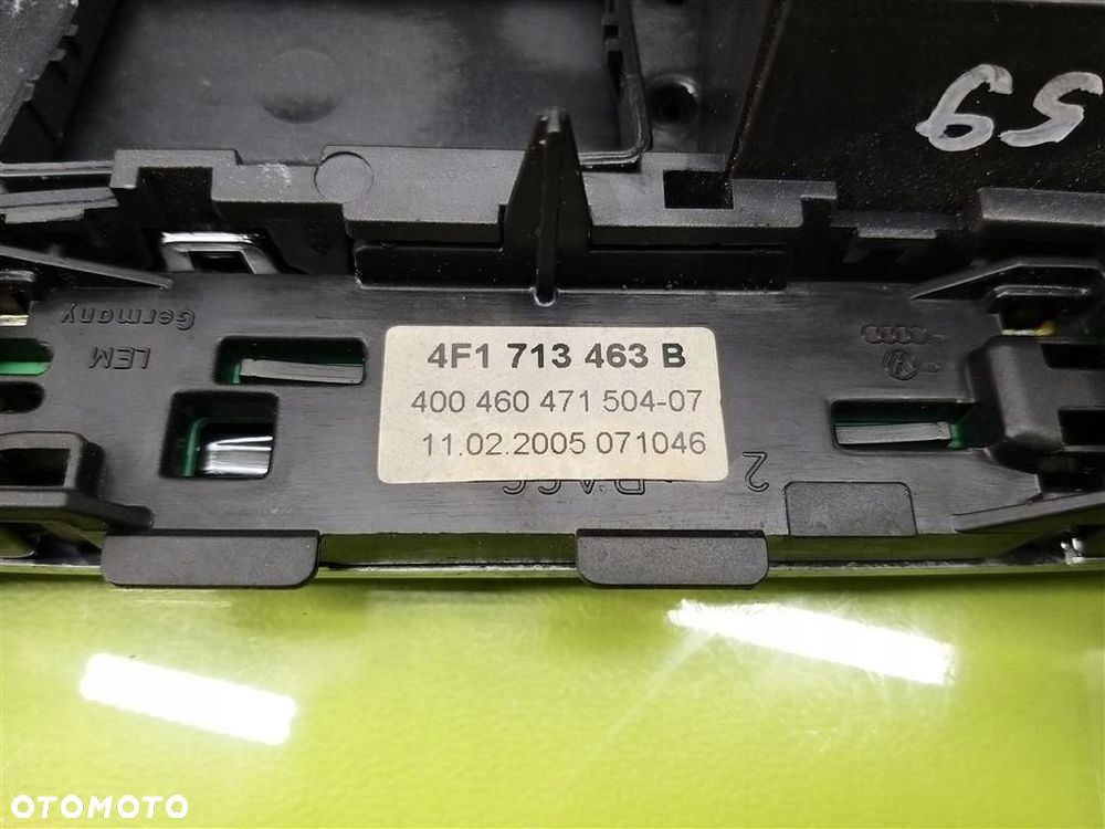 Konsola środkowa tunel Audi A6 C6 2004-2011 4F1864261 4F1713463B ORYGINAŁ - 5