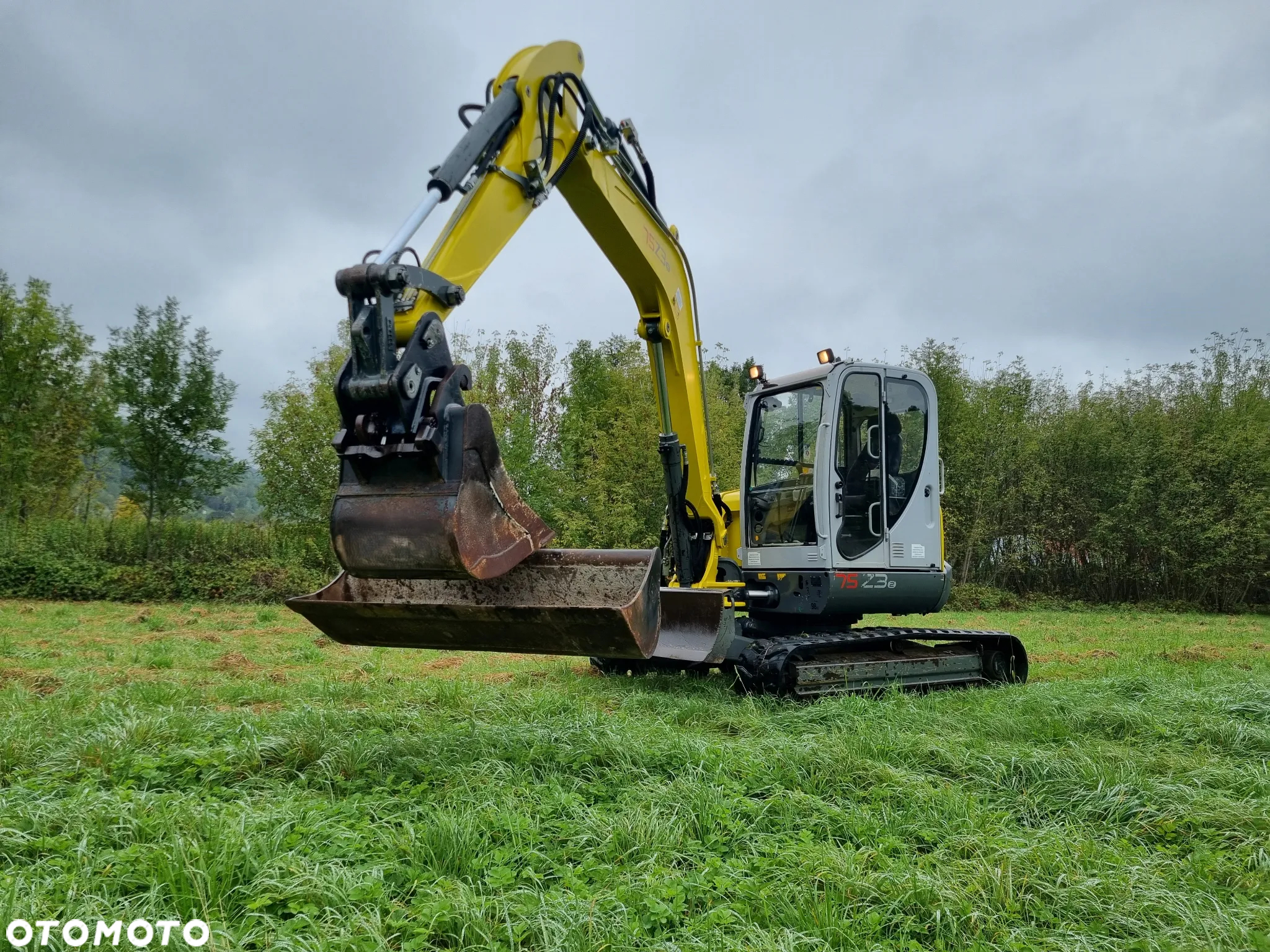 Wacker Neuson 75Z3 Koparka Gąsienicowa 8 ton jak Nowa z Norwegii 2015r Klima 2300mtg  Zero luzów wycieków Serwisowana w Dekra Silnik Yanmar pompa ON - 2