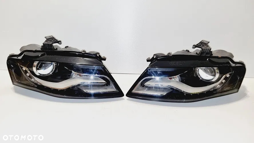 REFLEKTOR LEWY PRAWY XENON AUDI A4 B8 EUROPA KOMPLETNE - 2