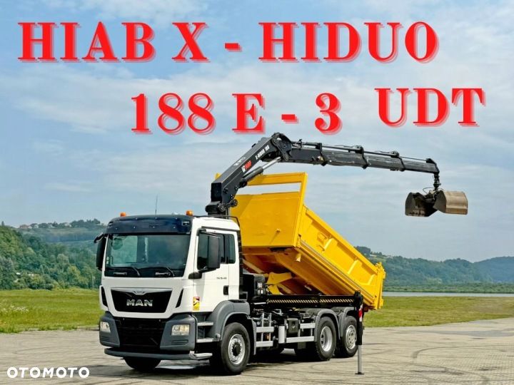 MAN TGS 26.400 *WYWROTKA 4,75m *HIAB X - HIDUO 188 E-3/PILOT *6x4 *STAN BDB - 1