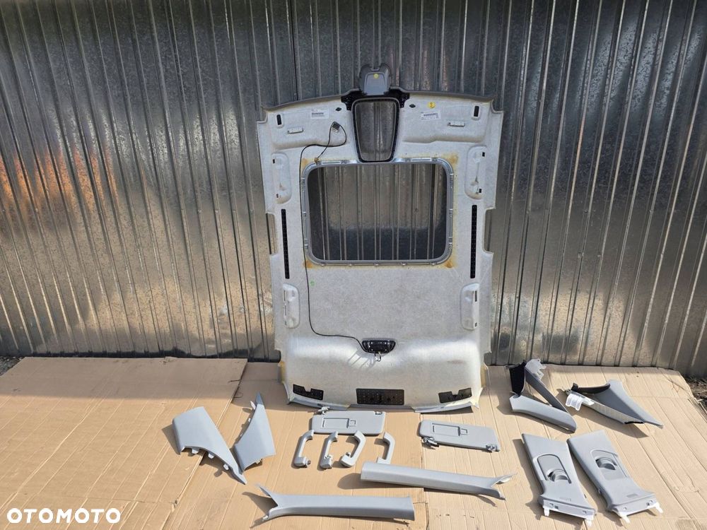 podsufitka kompletna ze słupkami słonecznikami 8w5867506g audi a4 b9 sedan - 1