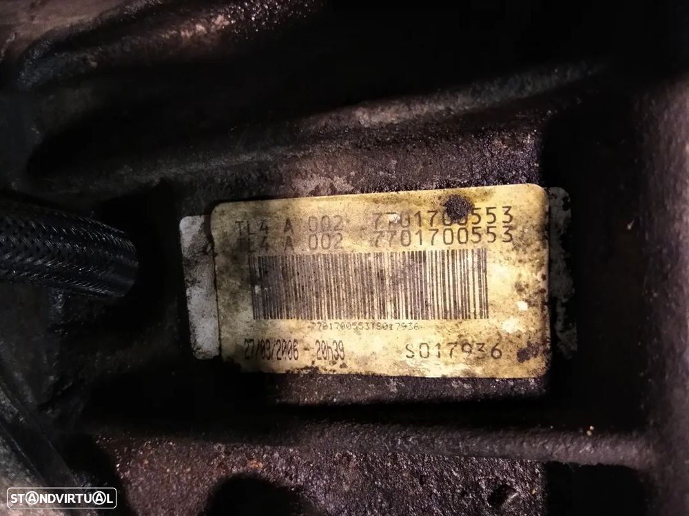 CAIXA DE 6 VELOCIDADES RENAULT CLIO III 1.5DCI TL4A002 - 2