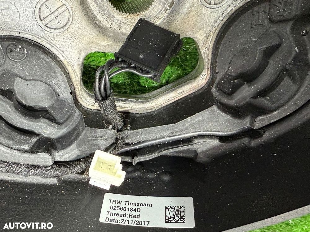 Volan piele 2017 bmw 318i sport seria 3 lci f30 1.5 benzina cod oem 62560150d 32302230186 2015-2019 - 7