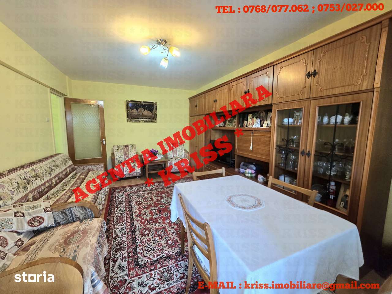 Apartament 3 Camere BIBESCU-VODĂ Cf 1 DEC. Etaj 3 Mob. Utilat 71 Mp — fotografia 2