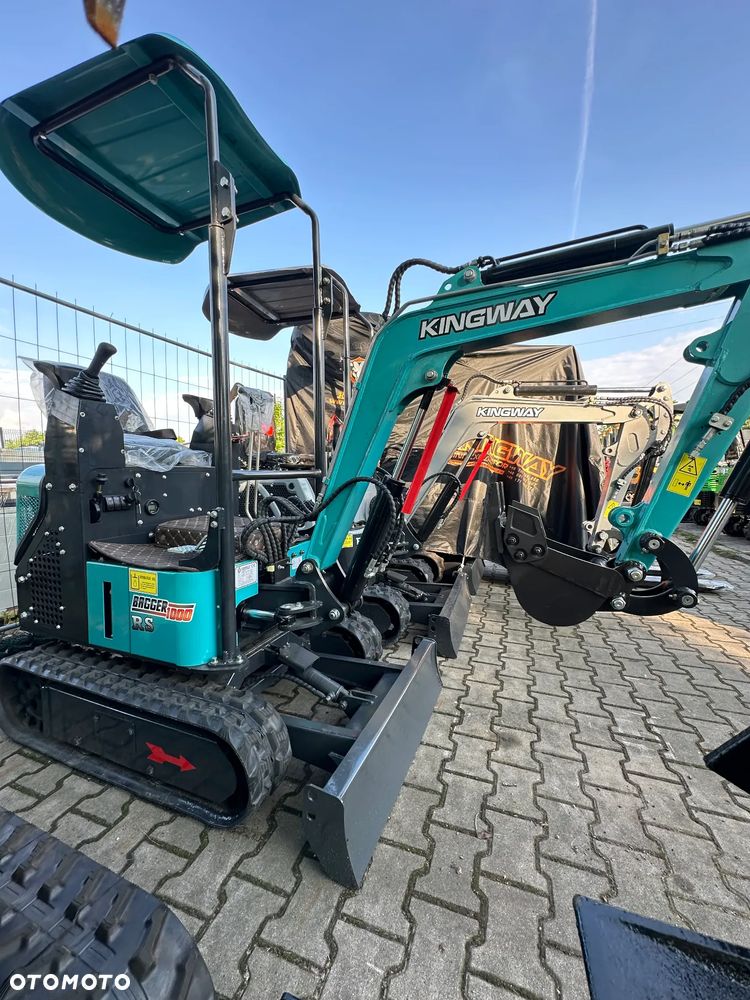 Kingway BAGGER 1000 Joistick Ramię Skrętne 1200kg 3 łyżki - 12