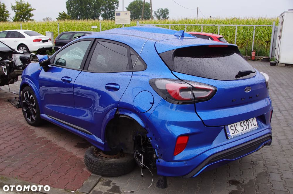 Auto na części - Ford Puma MK2 1.0 EcoBoost 125 KM B7JB N1T1-7000-DA Desert Island Blue 2023R Silnik Skrzynia Drzwi Szyba Zderzak Klapa Lampa Sterownik Moduł Czujnik Fotel Wyświetlacz Deska Kokpit Kierownica - 5