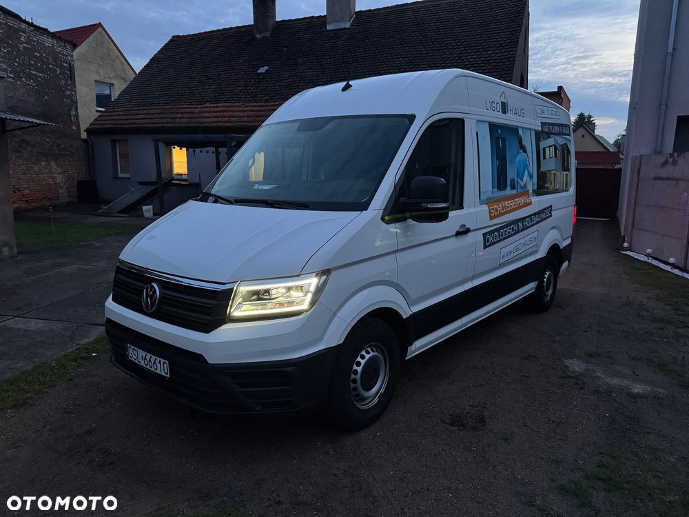 Volkswagen CRAFTER FULL Led wysoki pl salon 101 tys przeb Zamiana - 14
