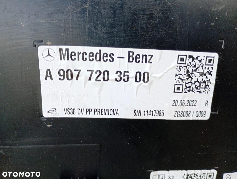 boczek drzwi przedni prawy przód tapicerka mercedes sprinter w907 w910 A9077203500 - 8