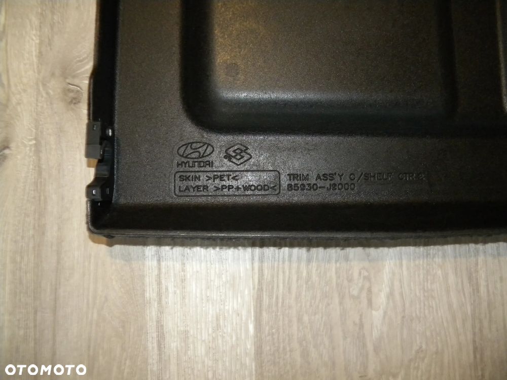 BARDZO ŁADNA PÓŁKA BAGAŻNIKA HYUNDAI KONA I 1 17-23 CZARNA ORYGINAL FV 85930-j9000 - 8