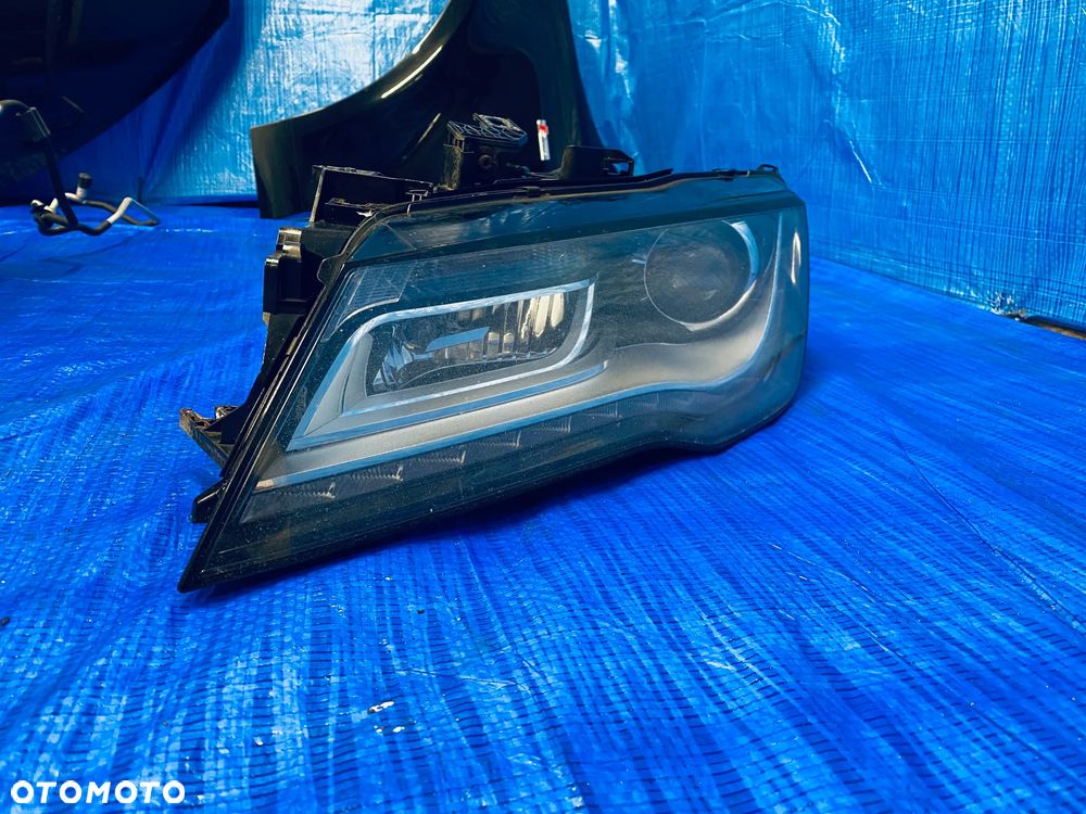 PRZÓD KOMPLETNY AUDI A7 C7 4G S-LINE 3.0 TDI CZARNY LY9B MASKA ZDERZAK BŁOTNIKI LAMPY BI XENON LED PAS PRZEDNI CHŁODNICE KOMPLET LAKIER LY9B ORYGINAŁ - 9