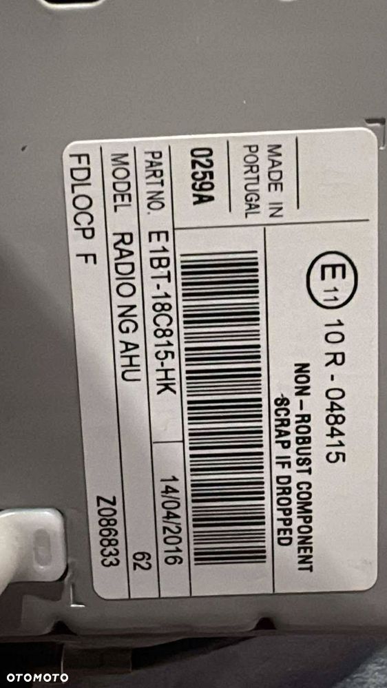 radio z nawigacją ford fiesta mk7 lift - 4