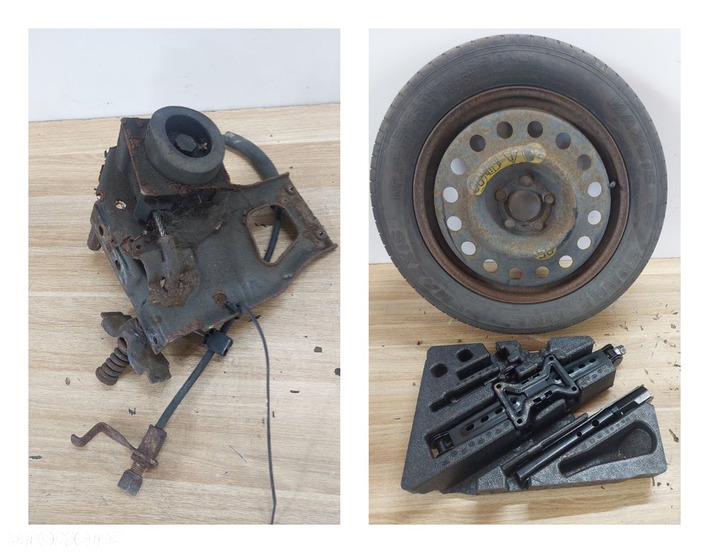 Winda mocowanie podpora zaczep koło zapasowe klucz lewarek zestaw R17 Ford Galaxy MK4 S-max MK2 15-23  Łuków części - 1