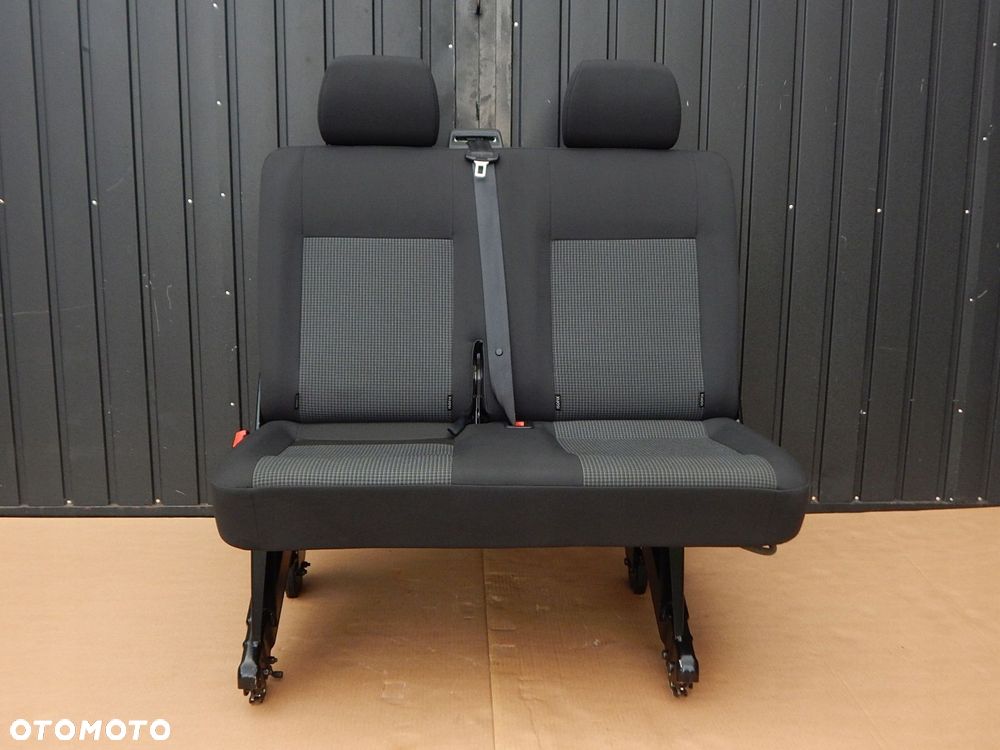 vw t5 lift t6 t6.1 fotel kanapa ławka dwójka tył 2 rząd double grid - 4