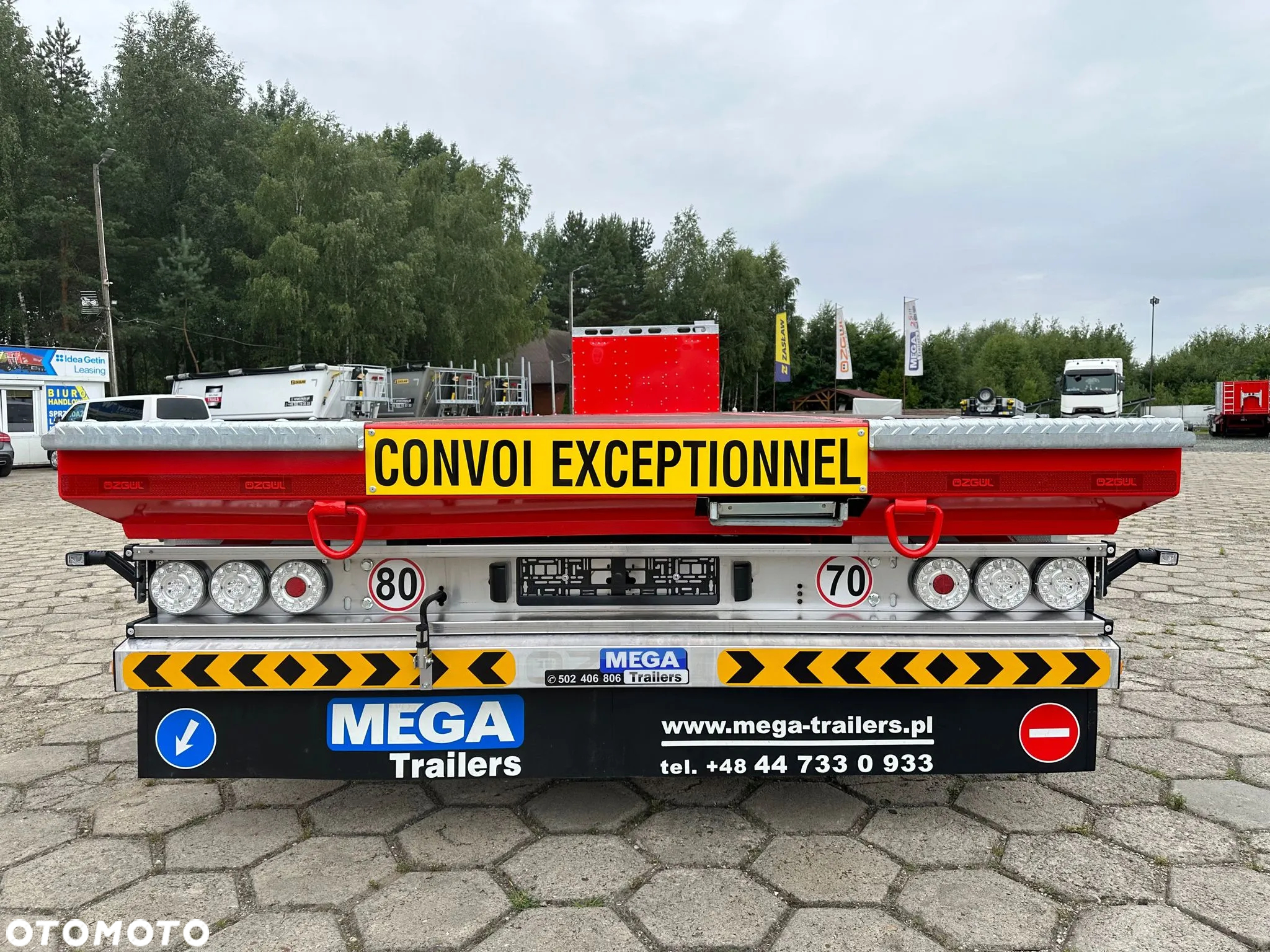Inny MEGA TRAILERS Platforma pod LOWDECK - siodło 950mm, osie BPW, kontenery ADR EX3 ! - 11