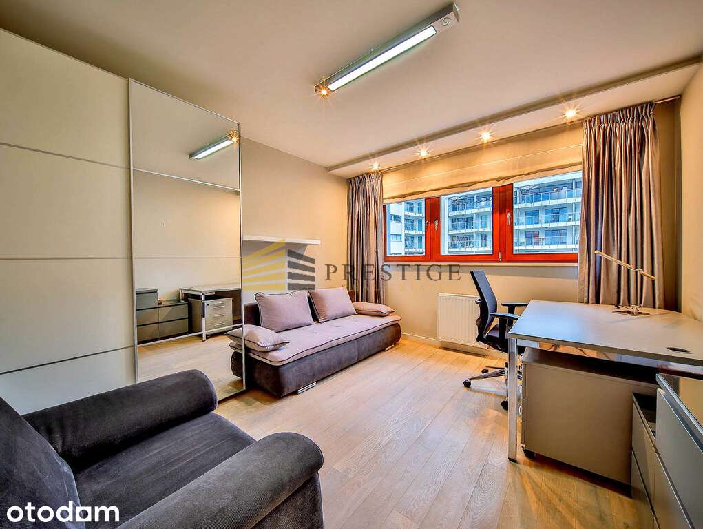 Oxygen residence Browary Warszawskie Widok na City