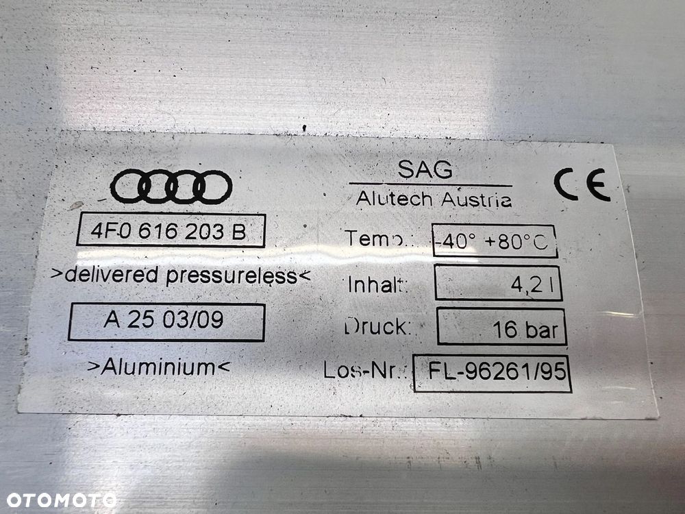ZBIORNIK POWIETRZA ZAWIESZENIA AUDI A6 C6 4F0616203B - 9