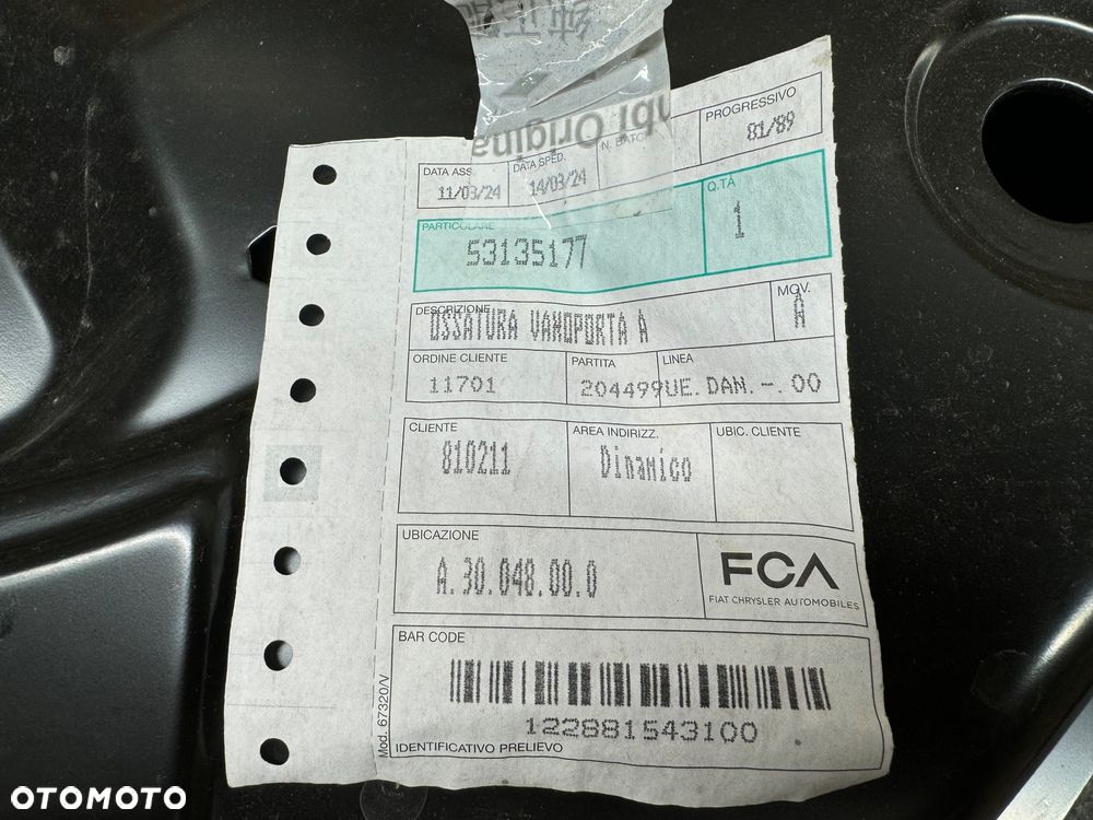 Fiat ducato boxer jumper słupek lewy przód - 2