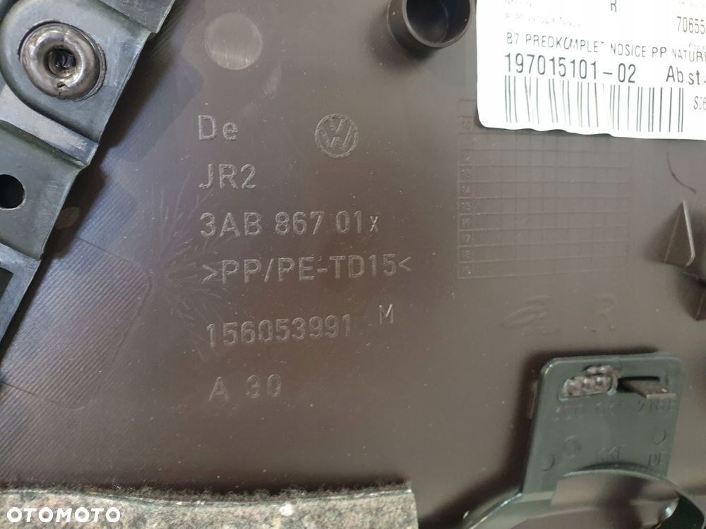 boczek drzwi prawy przód vw passat b7 2.0tdi 11r sedan brąz - 9