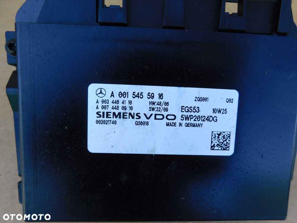 Sterownik Skrzyni Biegów Automat Mercedes Sprinter W906 A0015455916 Oryginał - 2