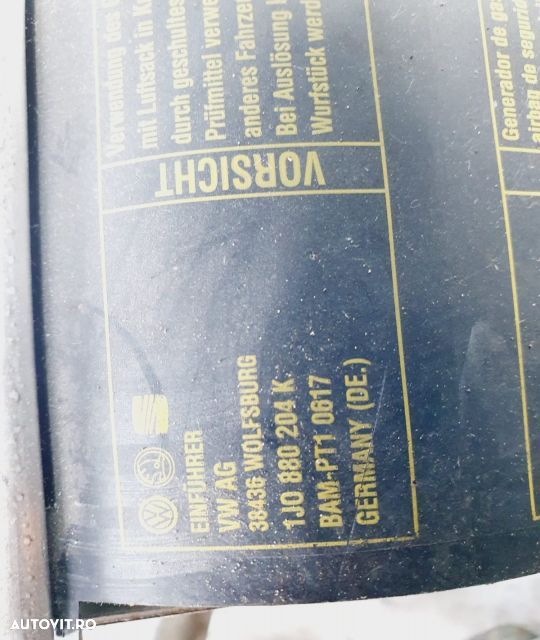 Airbag pasager 1j0880204k Skoda Octavia 1 seria - 2