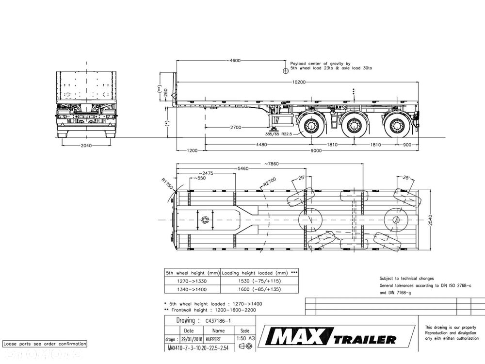 MAX Trailer MAX410 | "Balastówka" | Krótki pokład - 4