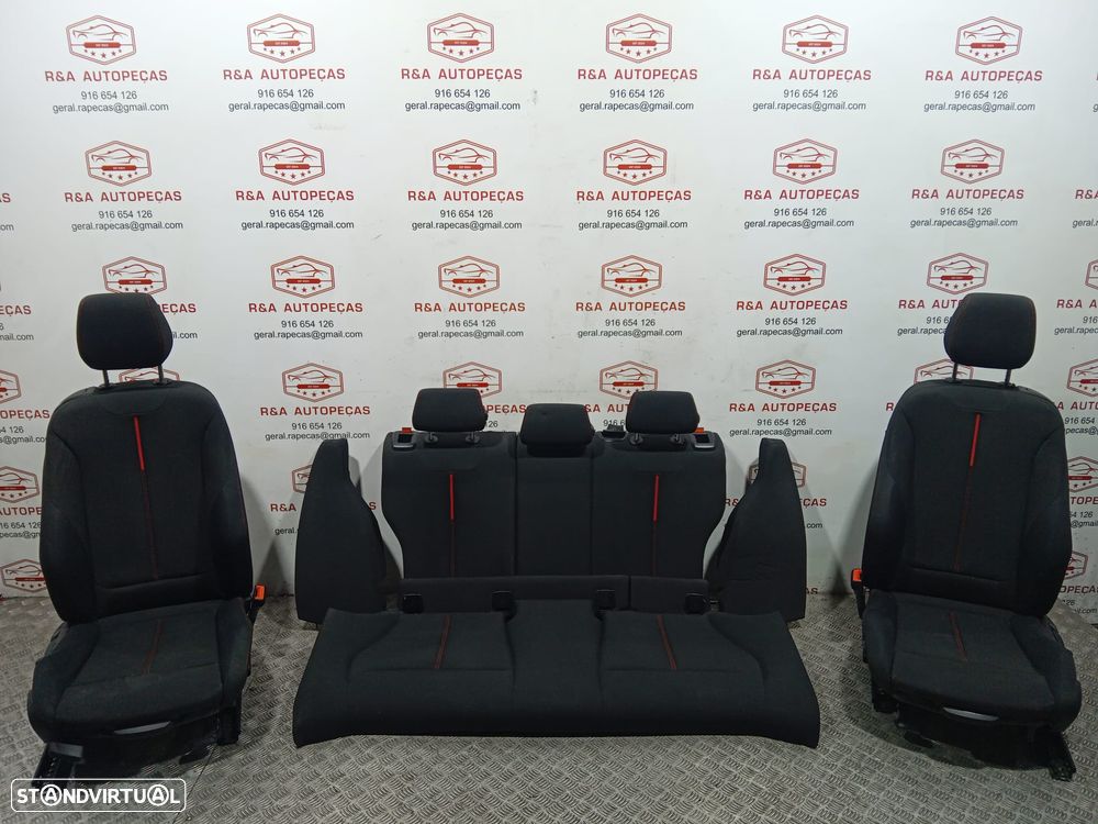 Conjunto de Bancos BMW Série 1 F21 F22 em Tecido Original - 13