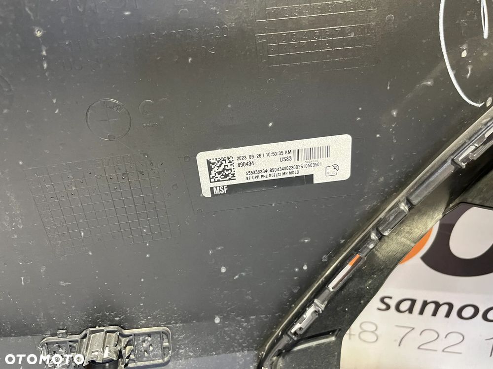 BMW X7 G07 LIFT LCI M PAKIET PDC ZDERZAK PRZÓD PRZEDNI 5A241A6 - 8