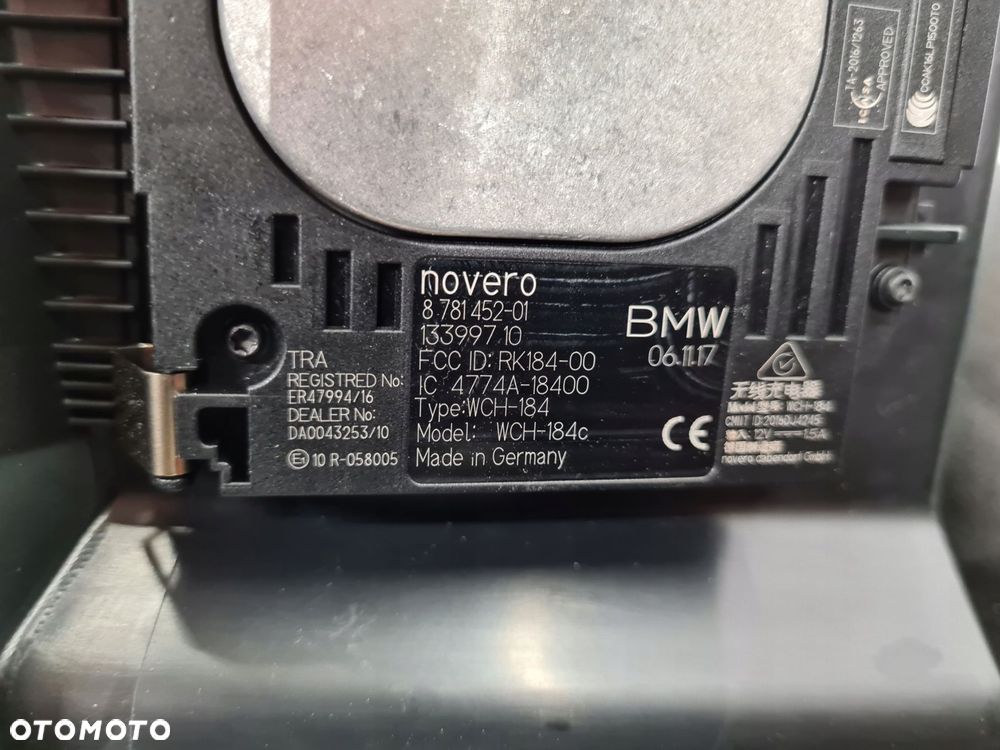 BMW F25 F26 ŁADOWARKA INDUKCYJNA SCHOWEK 8781452 - 2