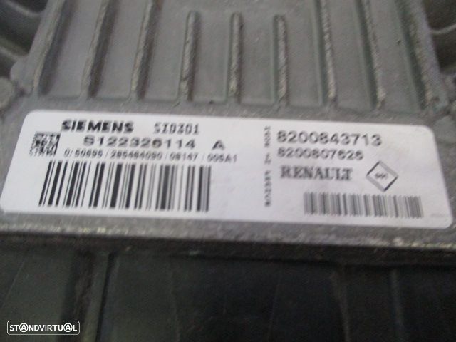 Centralina 8200843713 RENAULT MEGANE 2 2008 1.5 DCI Siemens RENAULT SCENIC 2008 1.5DCI 105CV 5P CINZA Siemens - 3