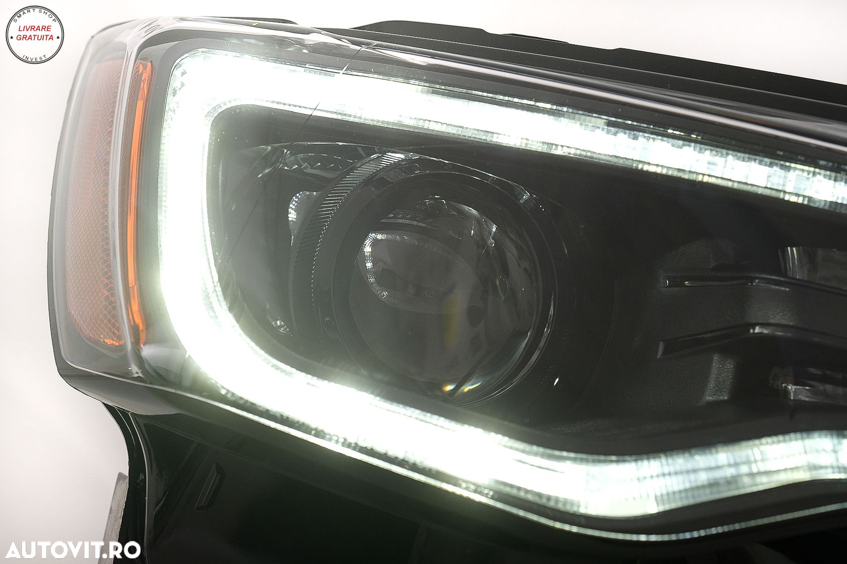 Faruri LED Jeep Grand Cherokee IV WK2 Facelift (2014-2020) Semnal Dinamic- livrare gratuita - 18