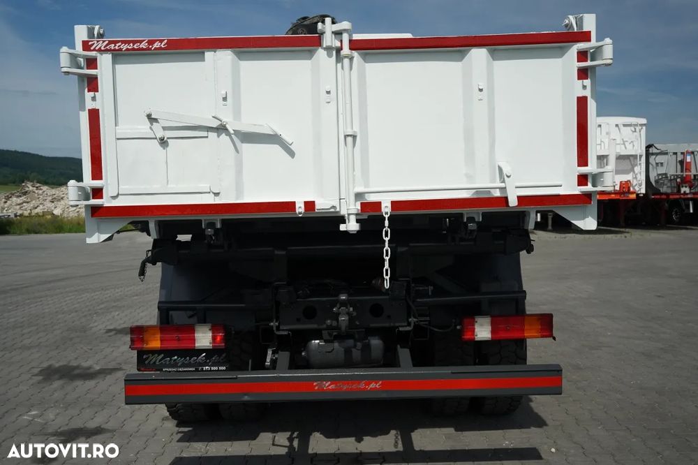 Mercedes-Benz AXOR 1833 / 4x2 / BASCULATOR 3 LATE + HDS HIAB 122 / HYDROBRA / MANUAL / - 17