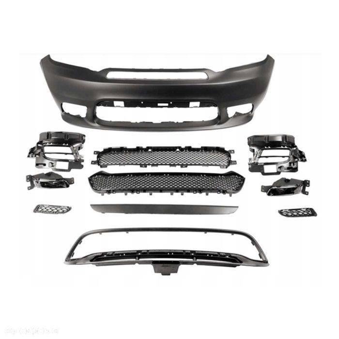 Zderzak Przód Komplet Halogeny LED DRL Dodge Durango RT SRT 2014, 2020 - 1