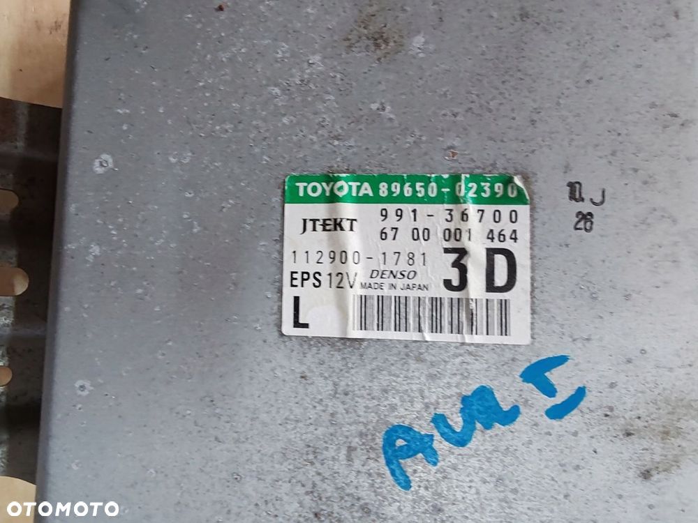 Wspomaganie elektryczne moduł sterownik 89650-02390 Toyota Auris I 07-12 - 3