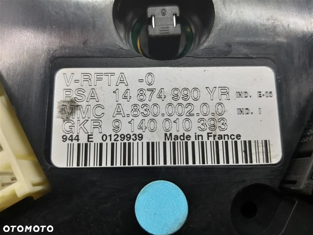 Panel klimatyzacji Citroen C8 2002-2014 14874990 ORYGINAŁ - 4