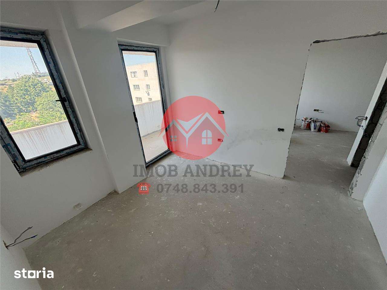 Apartament 2 camere la alb, 52 mp, bloc nou — fotografia 3
