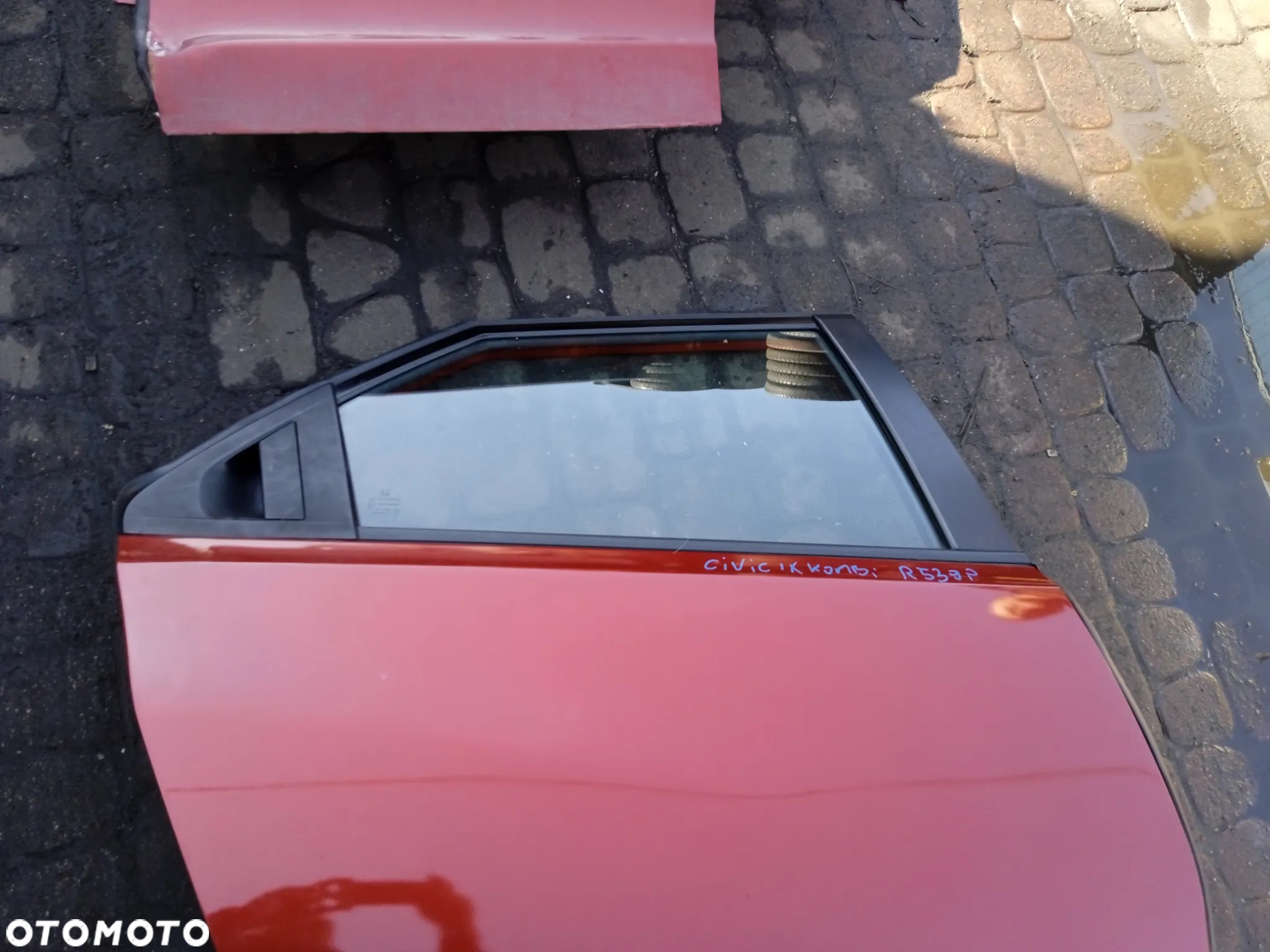 DRZWI PRAWE TYLNE HONDA CIVIC KOMBI IX 12-17 KOD KOLORU R539P OSPRZĘT SZYBA PODNOŚNIK ZAMEK - 3