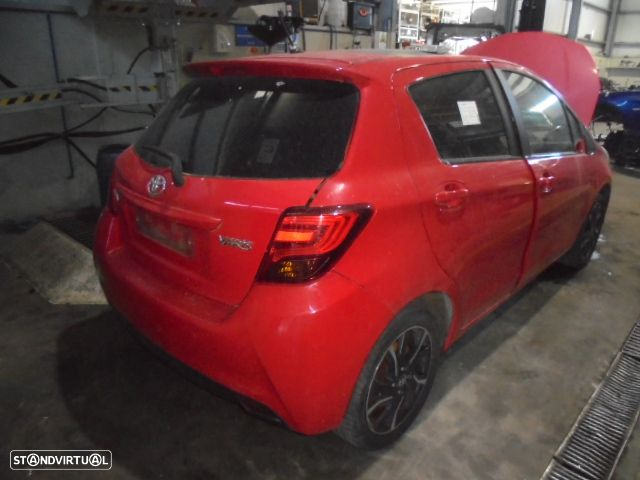 Carro MOT: 1NR  FE CXVEL: EC62 6 TOYOTA YARIS 3 2014 1.3I 99CV 5P VERMELHO GASOLINA - 9