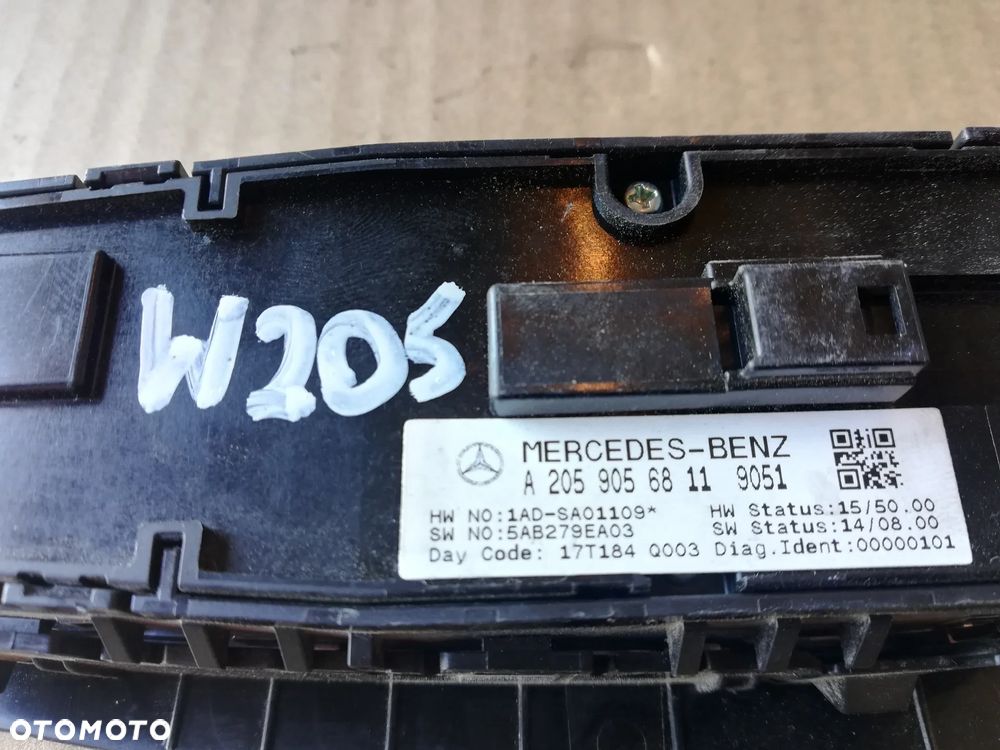 Mercedes w205 panel przelaczniki szyb A2059056811 - 2