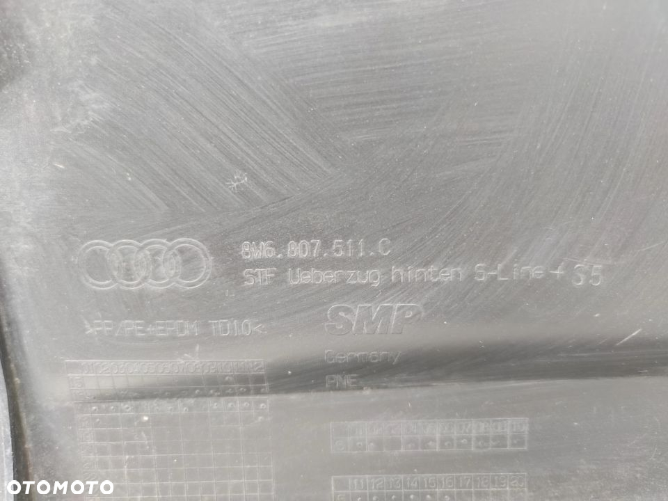 ZDERZAK TYLNY AUDI A5 8W6 S-LINE 6xPDC 8W6807511C - 10