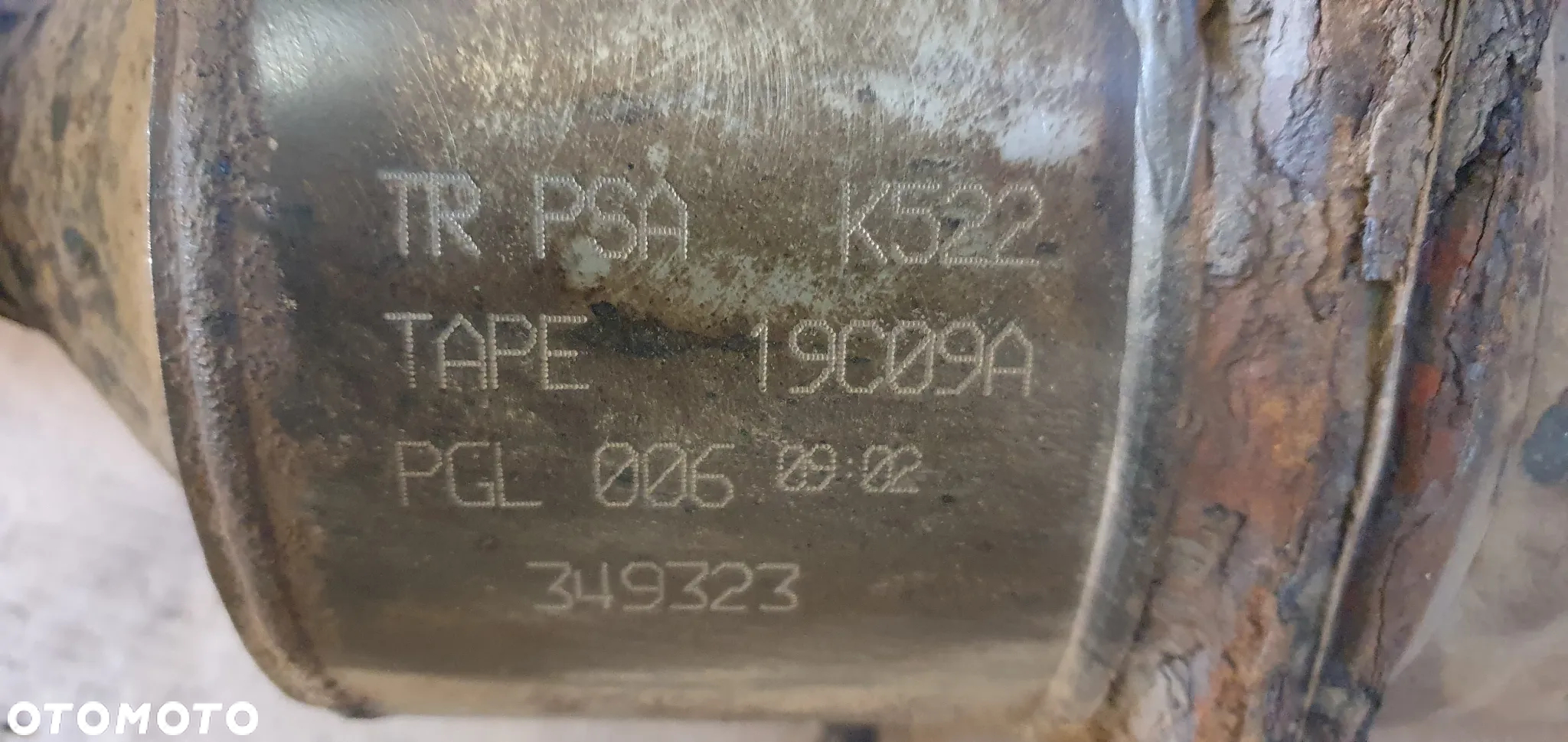 Filtr cząstek stałych DPF katalizator Citroen C5 III 2.0 HDI K522 19C09A - 6