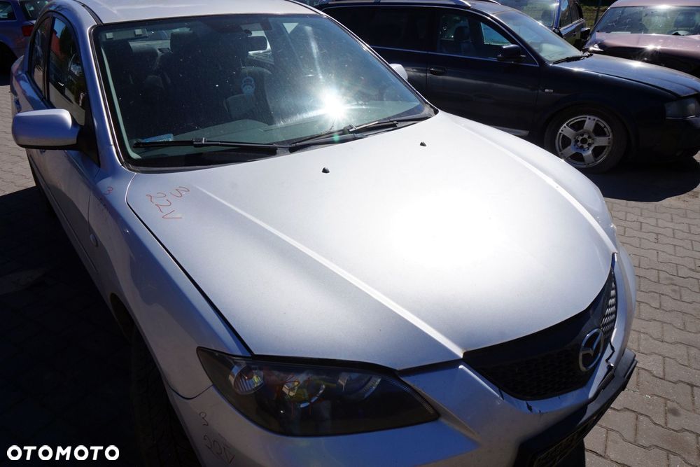 MASKA ZDERZAK BŁOTNIKI LAMPY 3 I BK 22V  MAZDA 2003-2006 SREBRNY PRZÓD KOMPLETNY - 4