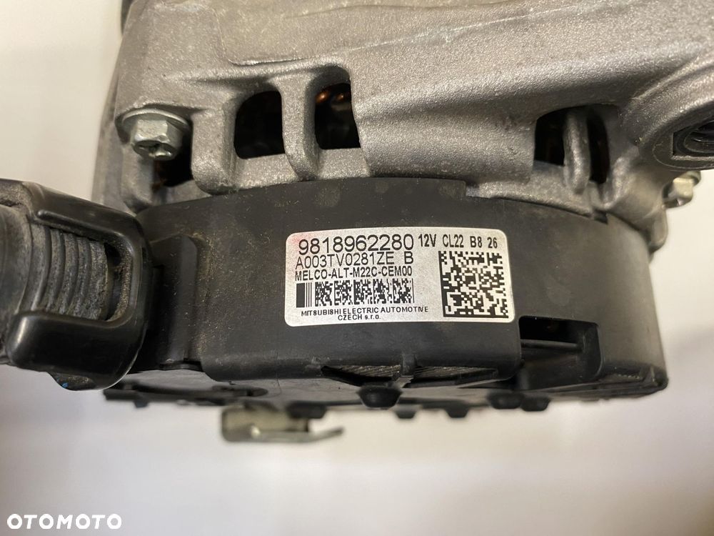 JUMPER BOXER 2.0 2.2 Blue HDI 16- ALTERNATOR 220A EURO 6 A003TV0281ZE - 6