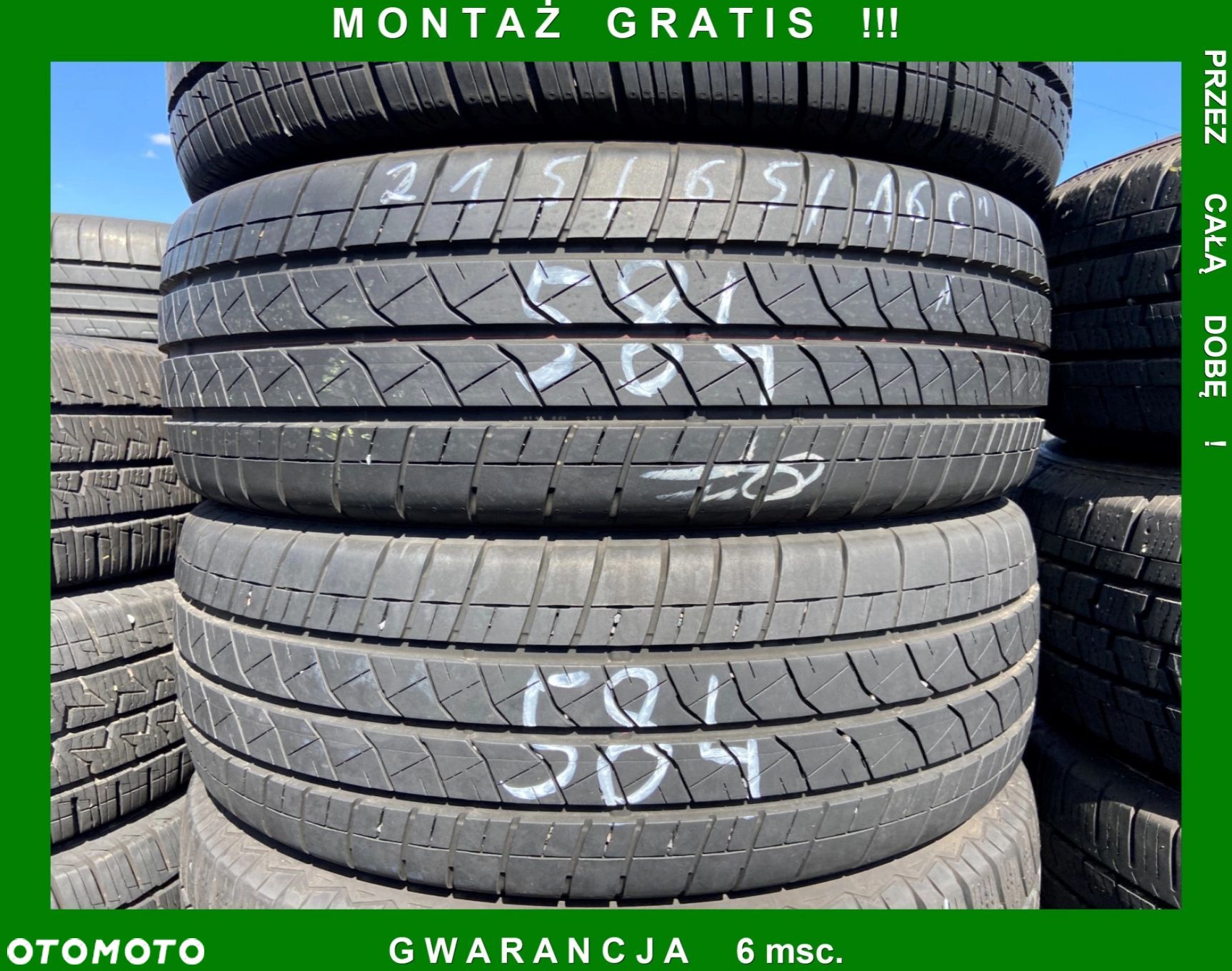 215/65/16C Bridgestone Duravis _6,5mm_2szt_(584) - 1
