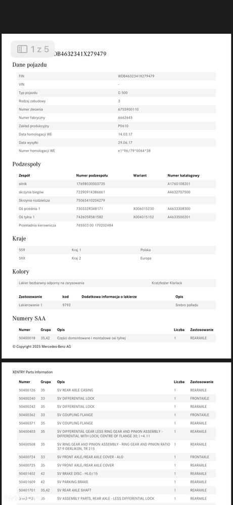 Mercedes-Benz Klasa G 500 - 16