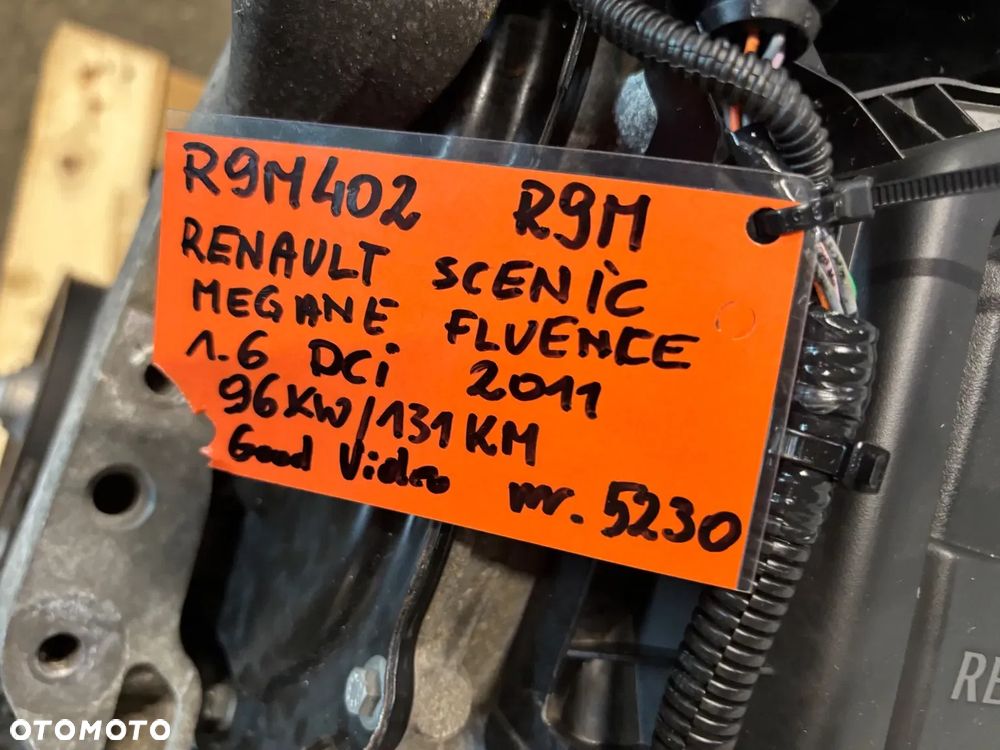 Silnik kompletny 1.6 dci R9m R9m402 Renault Scenic Grand Megane Fluence film video 130 ps - 4