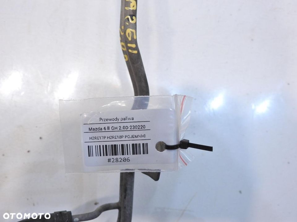 PRZEWÓD PALIWA MAZDA 6 II 2.0 CITD - 6
