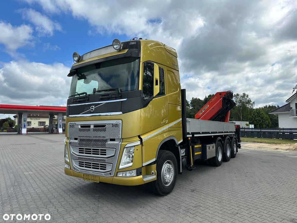 Volvo FH 540 8x4 Tridem duży dźwig 12ton żuraw do szamb kontenerów