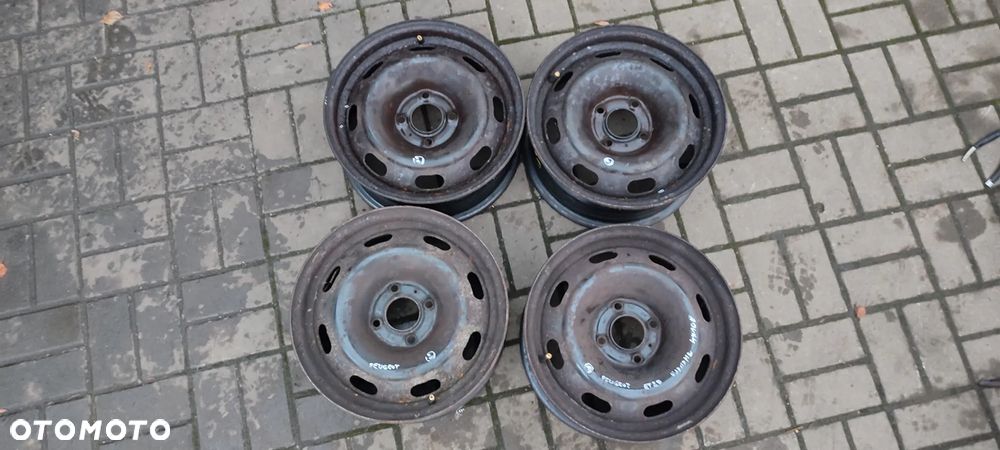 FELGI STALOWE 4x108 6Jx15 CALI ET27 CITROEN PEUGEOT KOMPLET 4 SZTUKI - 1